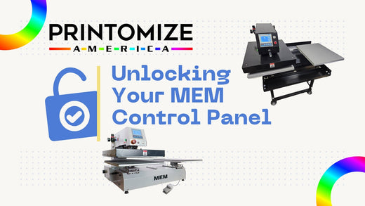 Unlocking the MEM Heat Press Control Panel