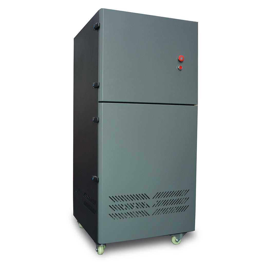 Fume Extractor Filter by Printomize America, showcasing the PA-JS160 model, featuring a user-friendly design and optimal air volume for smoke and oil filtration.