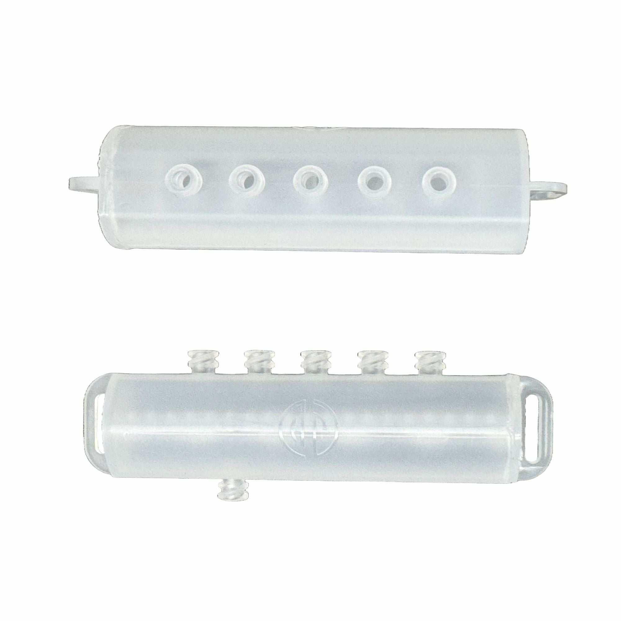 Peregrine Ink Reservoir by Printomize America showcasing a clear ink cartridge design with multiple ink channels for seamless flow.