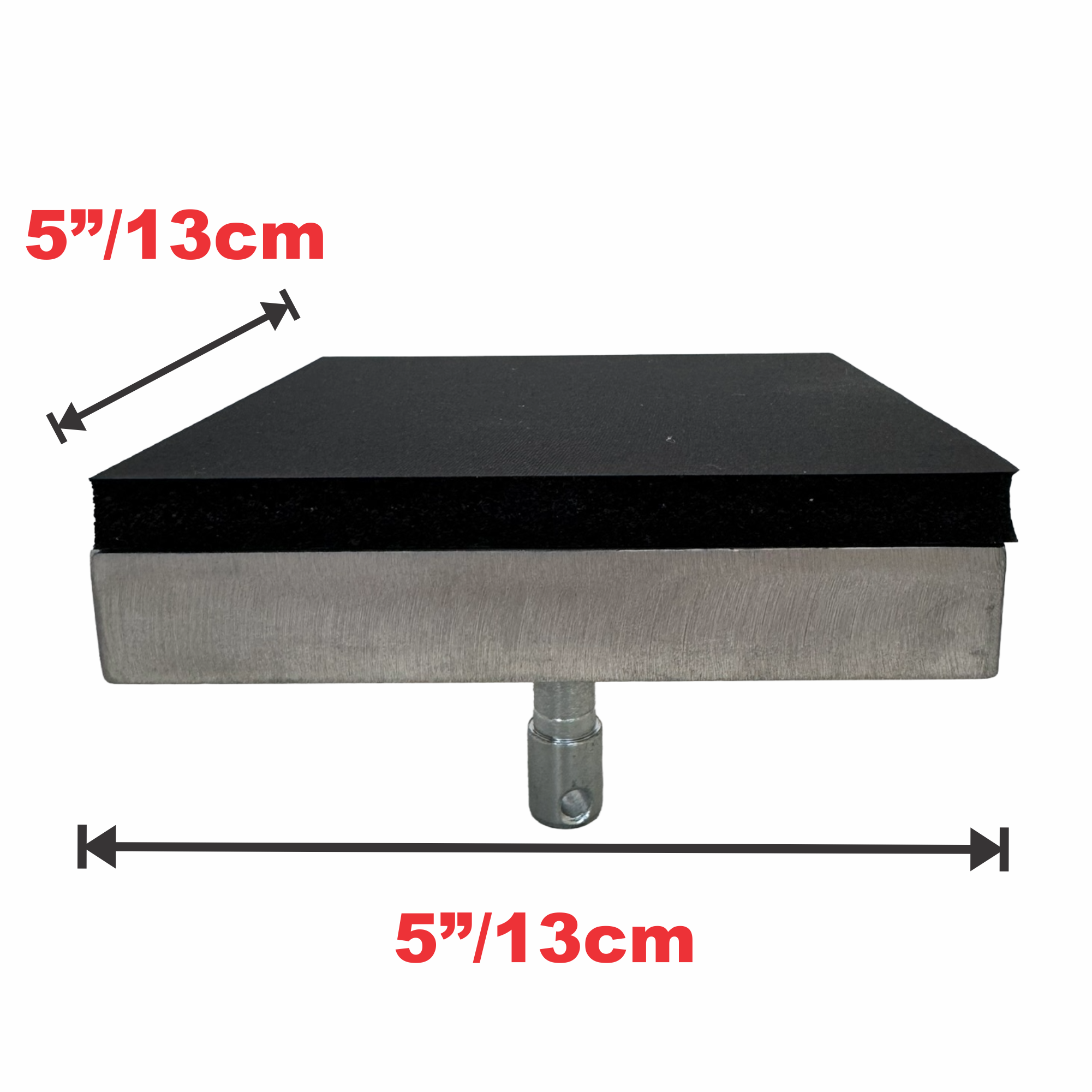 Label Platen 13cm x 13cm (5" x 5") by Printomize America showcasing the product design.