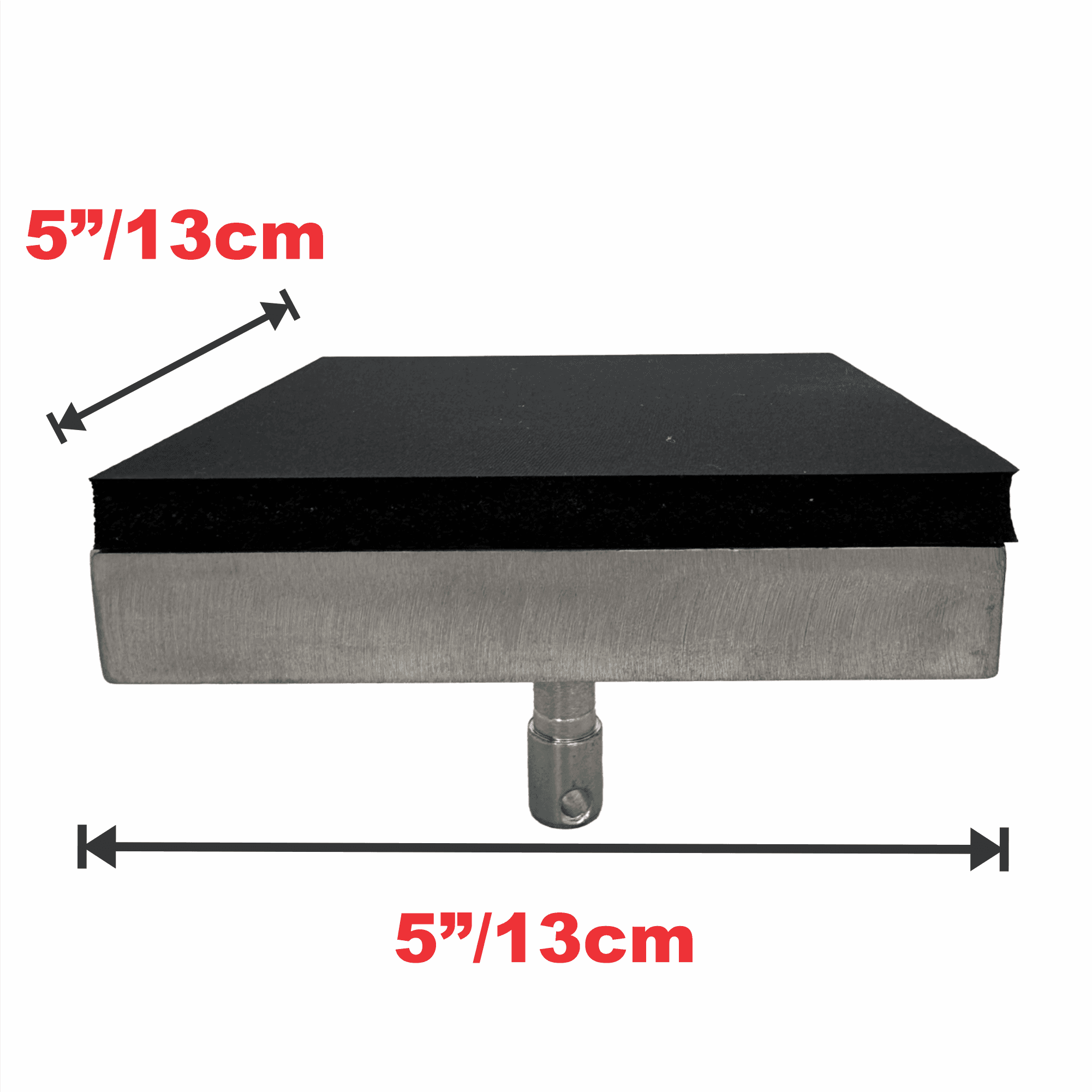 Label Platen 13cm x 13cm (5" x 5") by Printomize America showcasing the product design.