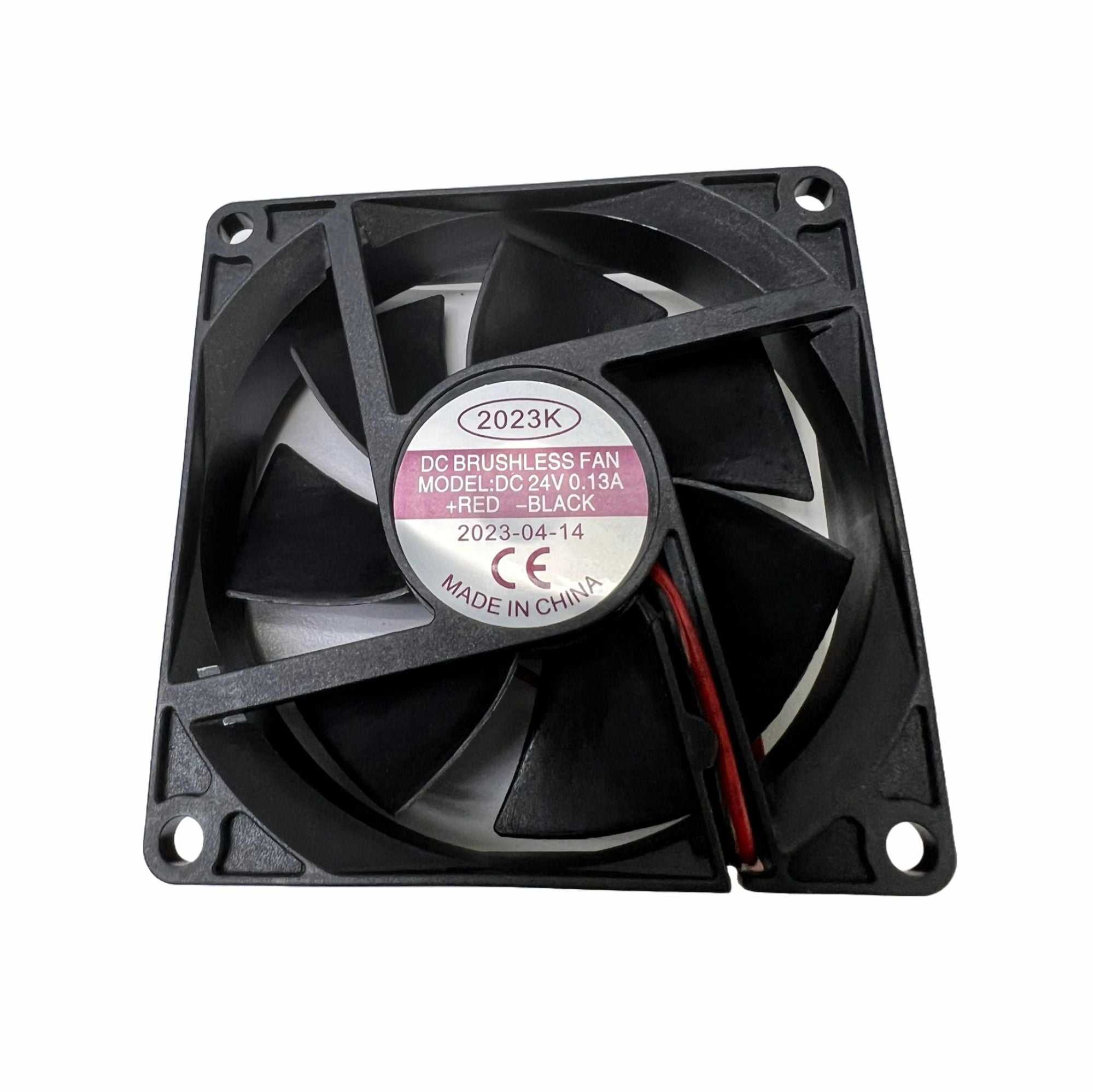 DC brushless fan for powder and shaker oven by Printomize America, featuring a compact design for efficient cooling.