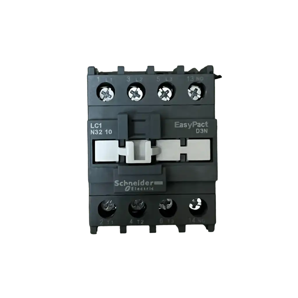 Replacement Contactor by Printomize America, showcasing Schneider Electric EasyPact D3N with multiple terminals, suitable for four head oven applications.