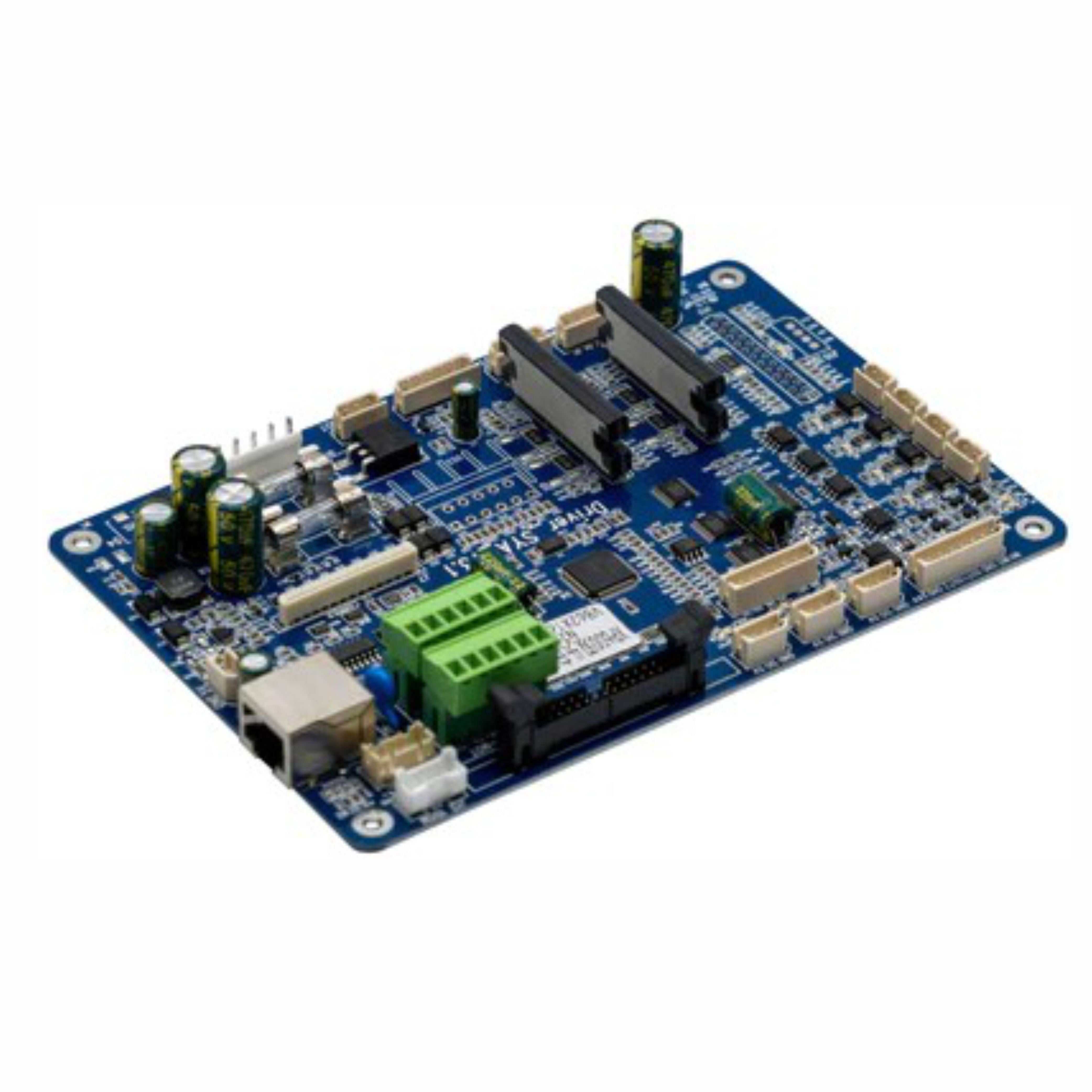 Close-up view of the XP600 Mainboard by Printomize America, highlighting its features for use in DTF Printers, specifically Eyas 2 and compatible models with XP600 Headboard.