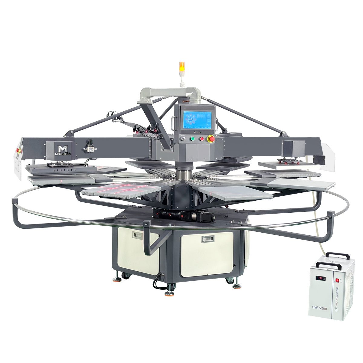 APEX X8 - 8 Station 16β x 20β Fully Automatic Rotary Heat Press