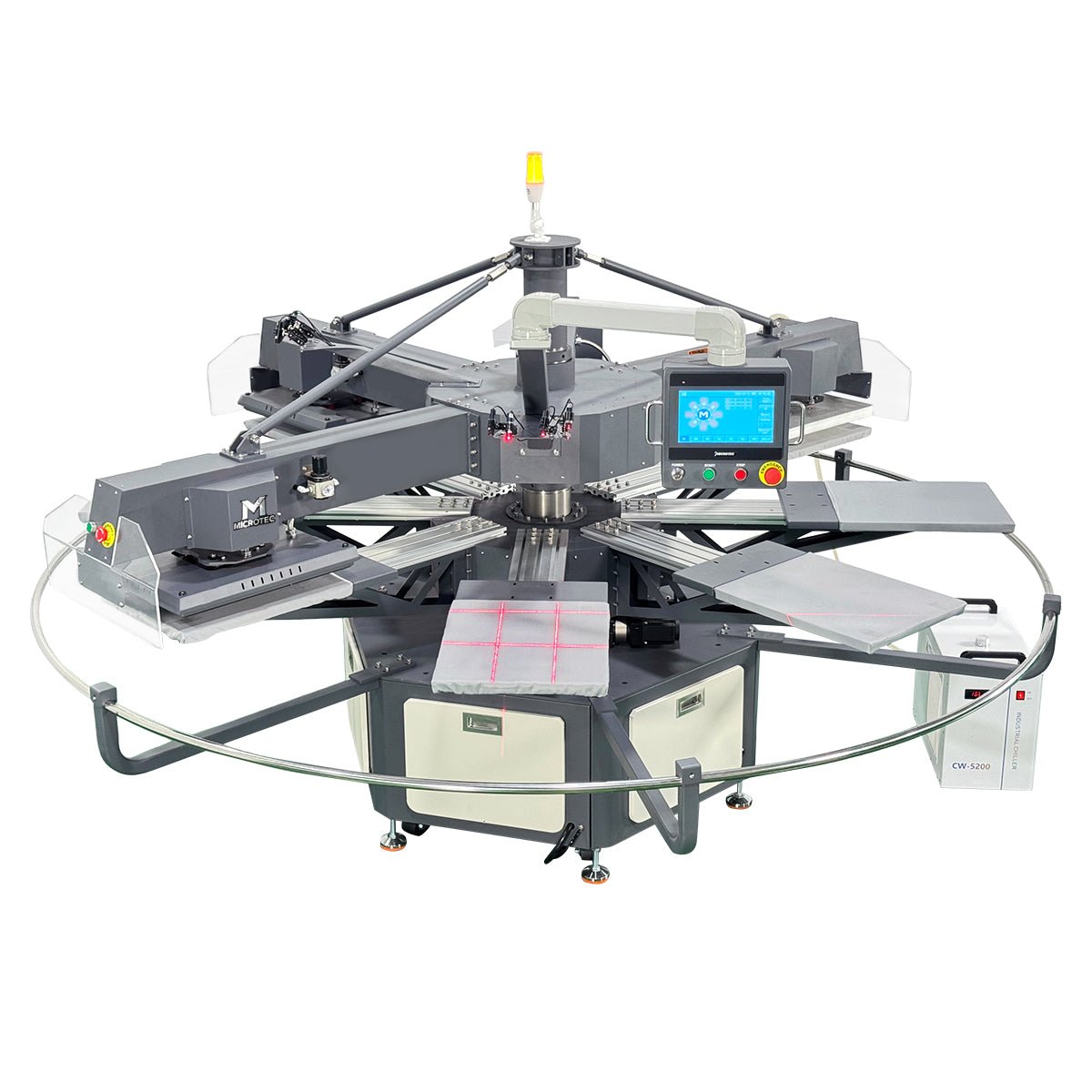 APEX X8 - 8 Station 16β x 20β Fully Automatic Rotary Heat Press