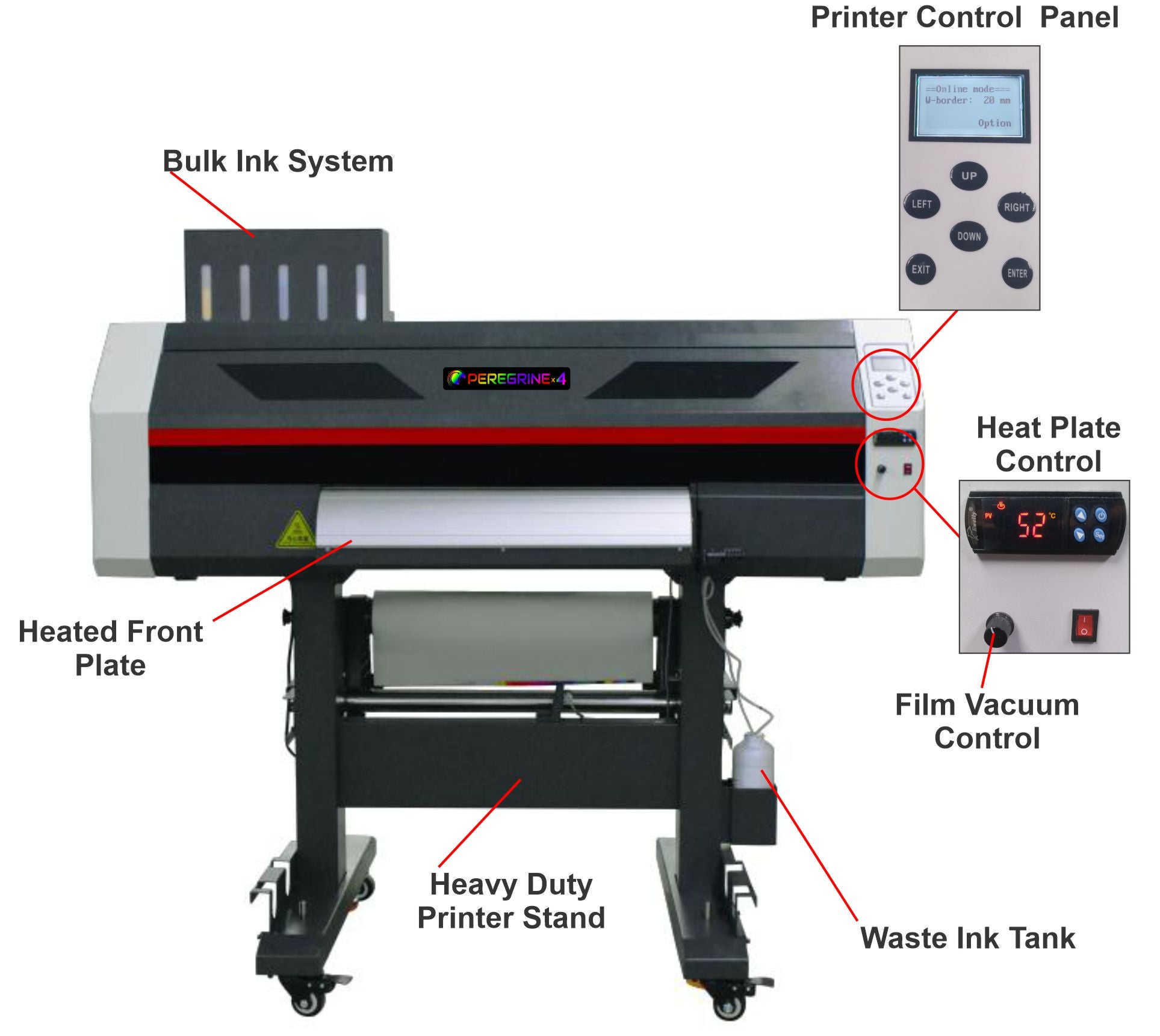 Peregrine 4 Head DTF Printer /Dryer - DTF Printer