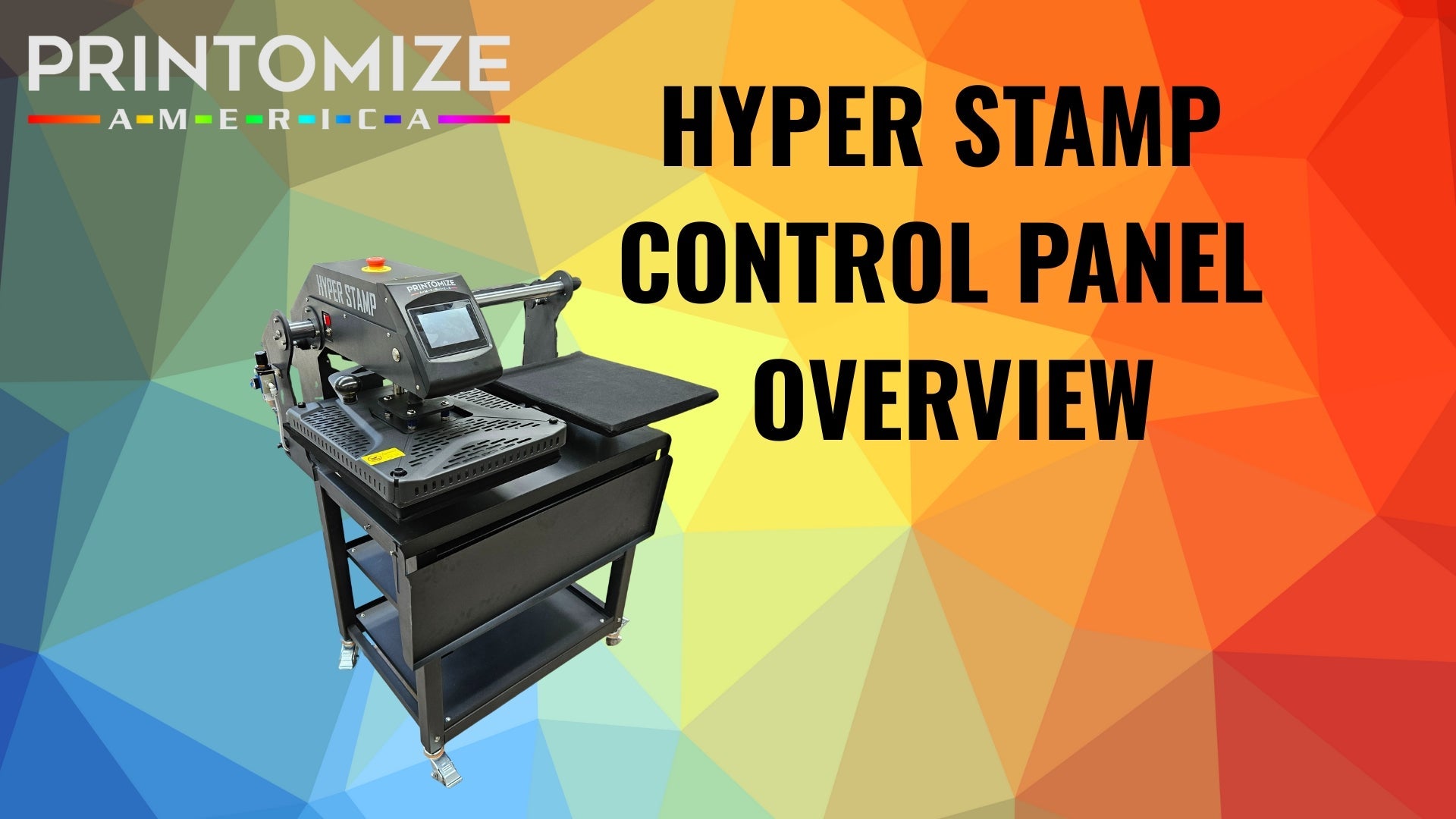 Hyper Stamp 16x20 Heat Press | Control Panel Overview & Features