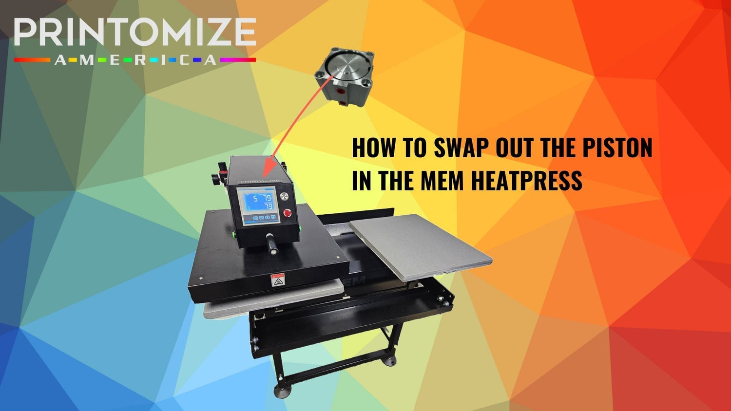 How to Replace the Piston on an MEM TQA-4050 Heat Press – Full Step-by-Step Repair