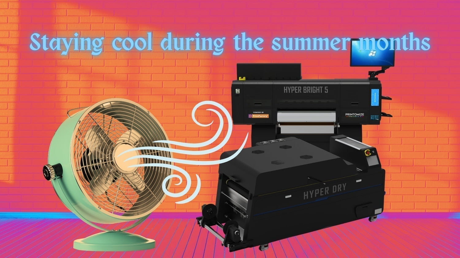 keeping the dtf printer cool during summer