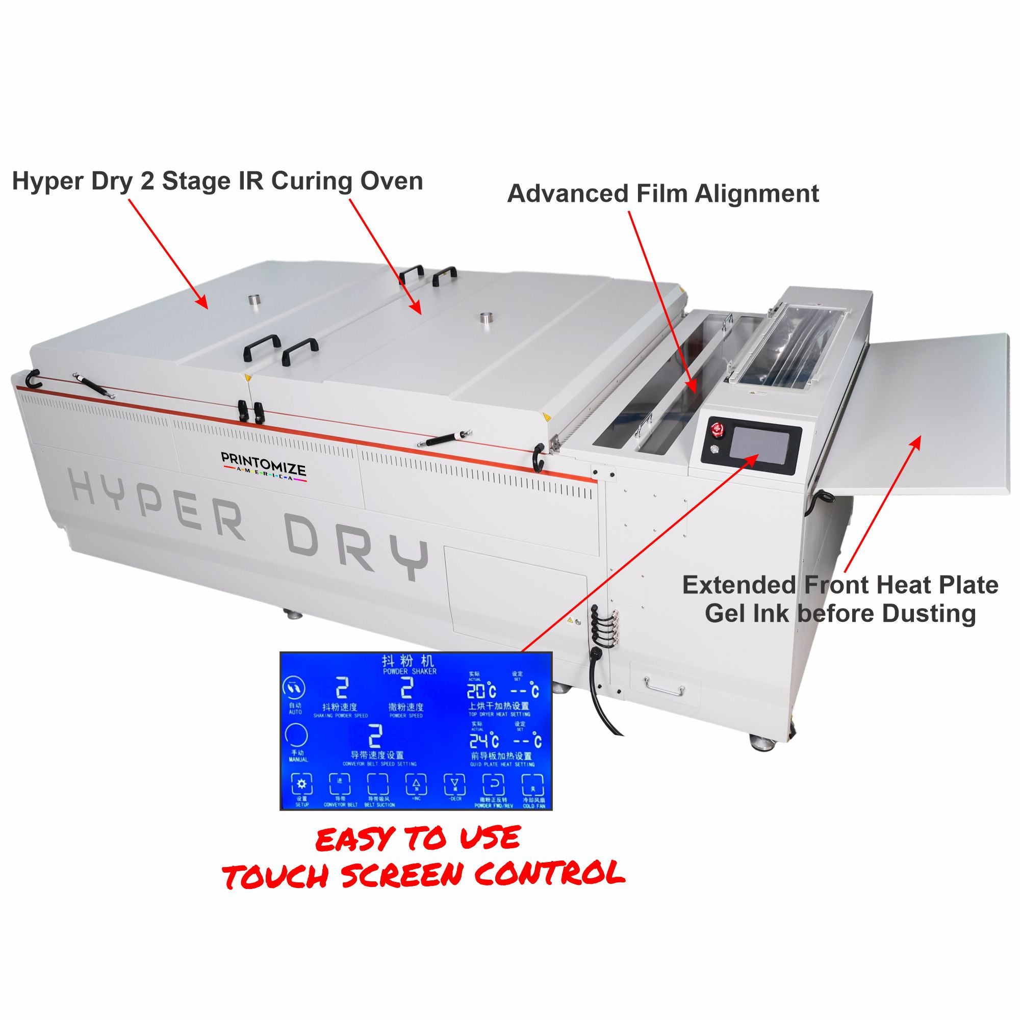 Hyper 8 Head DTF Printer /Dryer