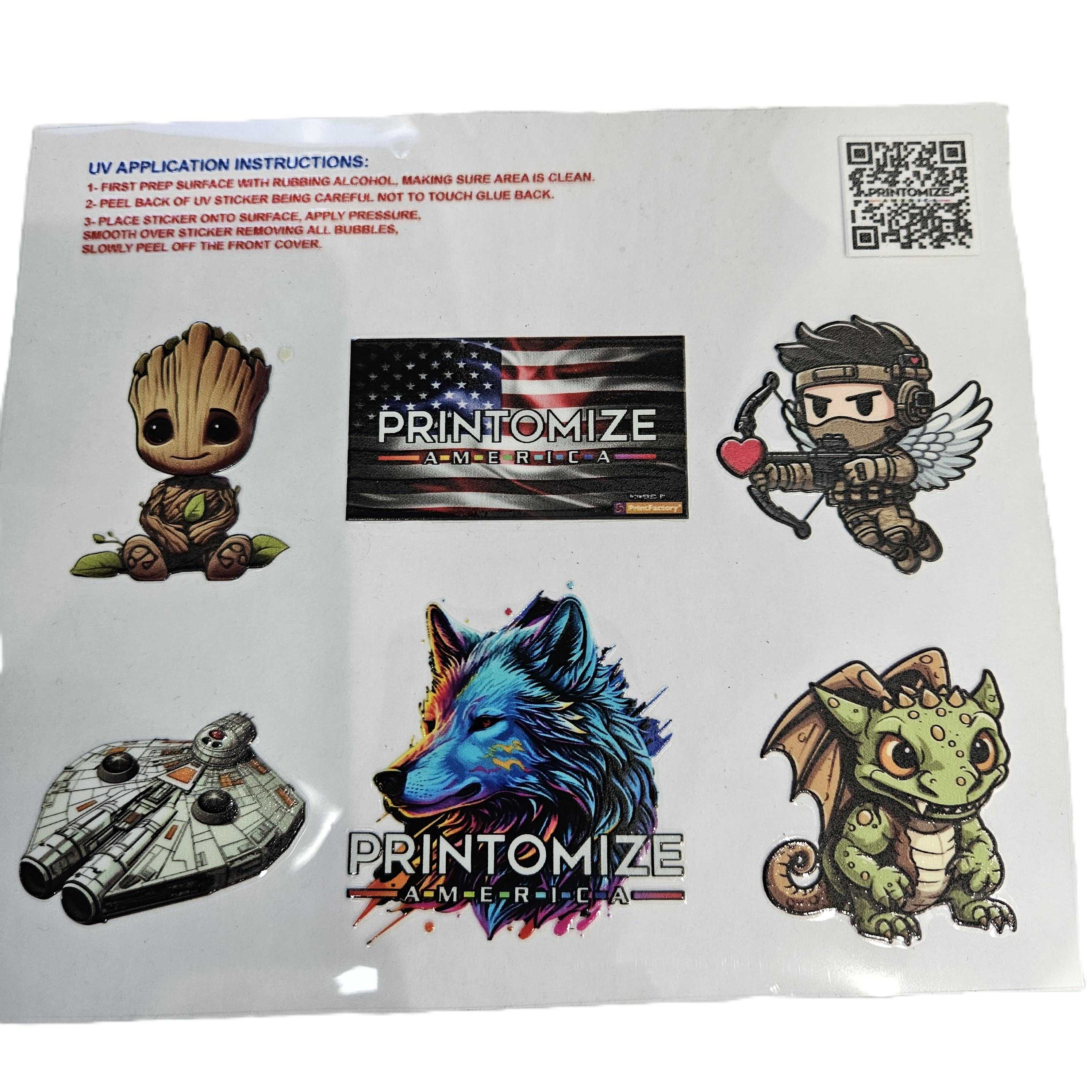 Custom UV DTF Transfers | 2 Day Processing