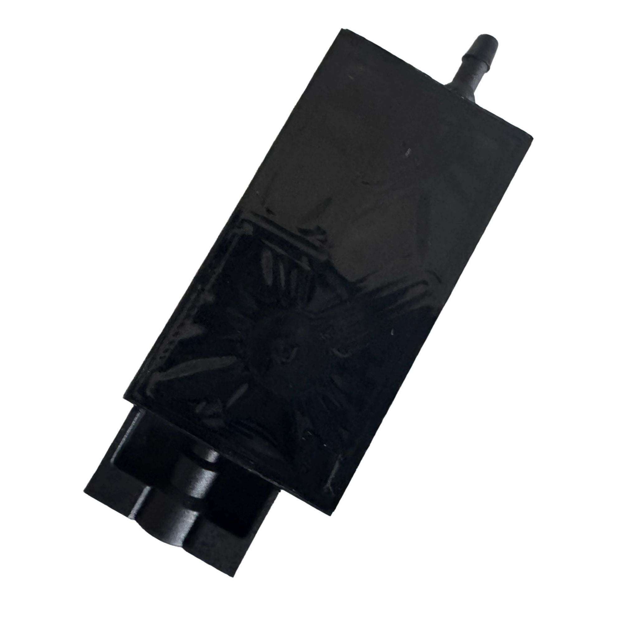 UV Damper by Printomize America, featuring a side angle view of the part, highlighting its sleek design and inlet for efficient performance.