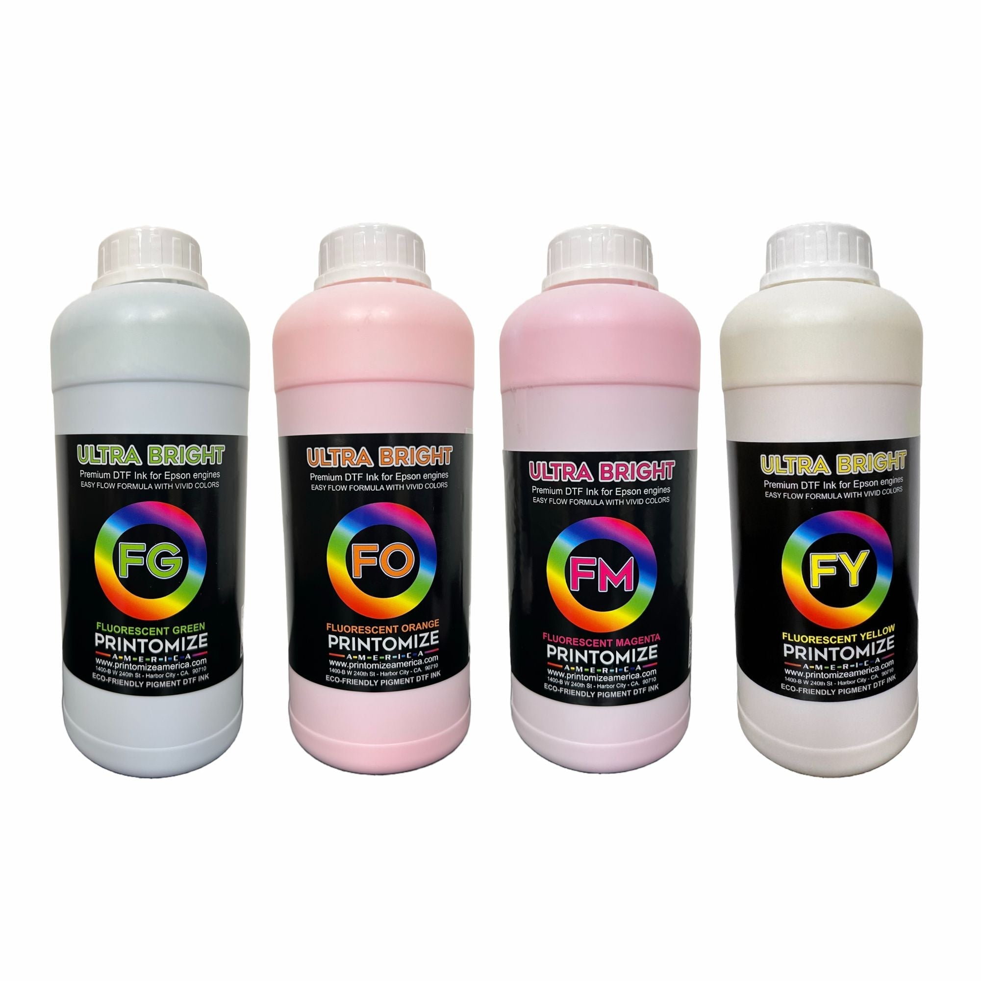 DTF Ultra Bright Fluorescent Ink 1 Ltr