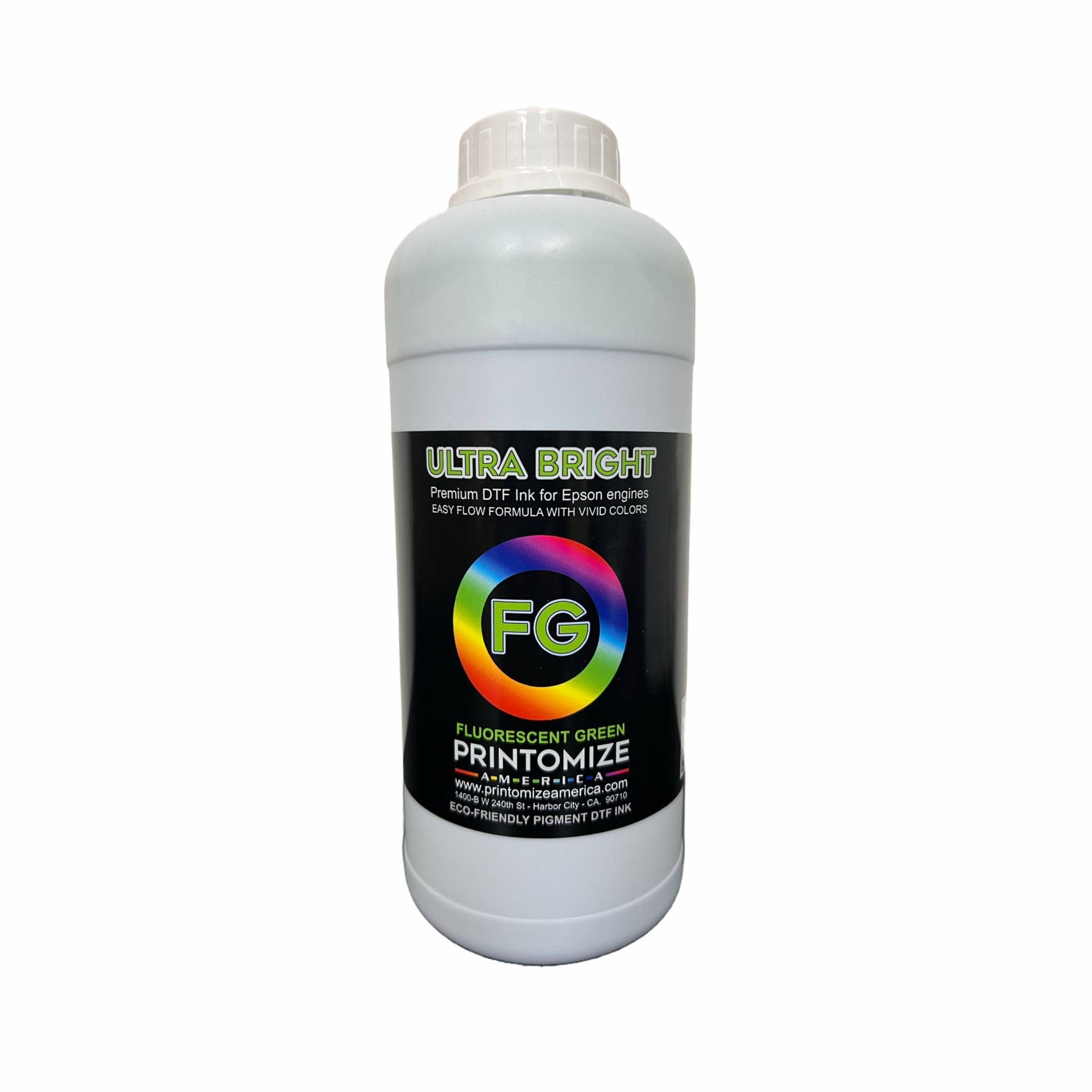 DTF Ultra Bright Fluorescent Ink - Best Quality Ink In 1 Ltr Bottle