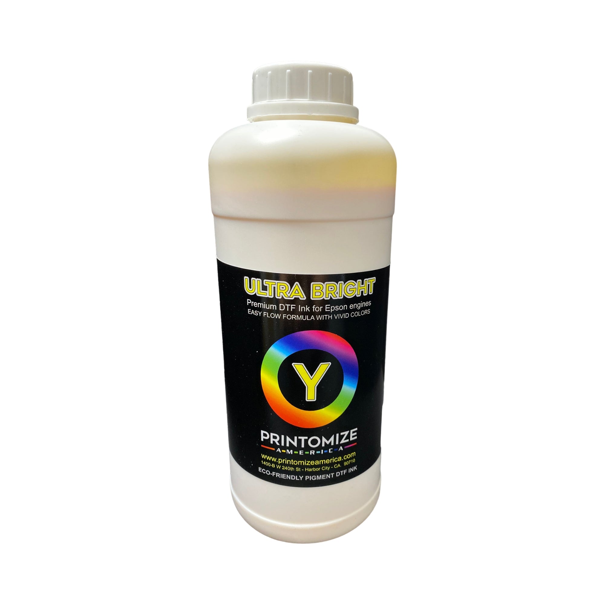 DTF Ultra Bright Ink 1 Ltr. CMYK - Yellow - DTF INK