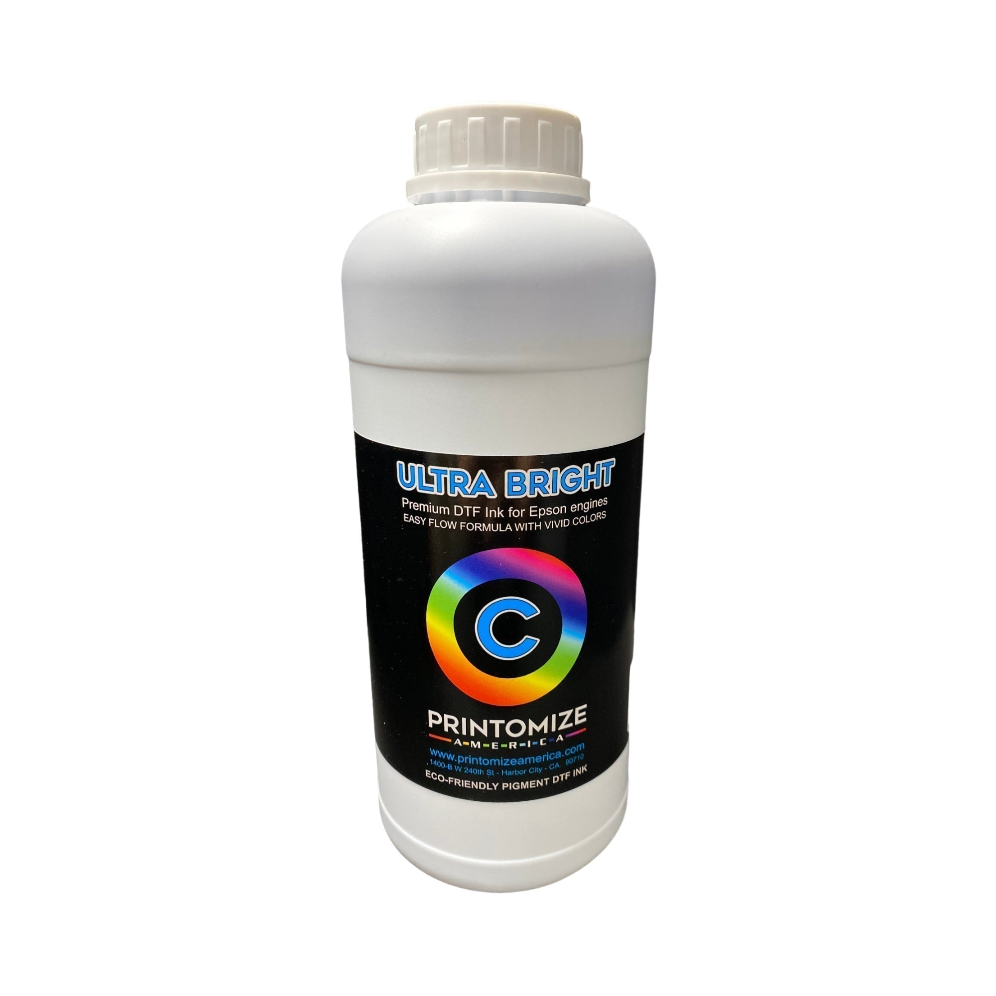 DTF Ultra Bright Ink 1 Ltr. CMYK - Cyan - DTF INK