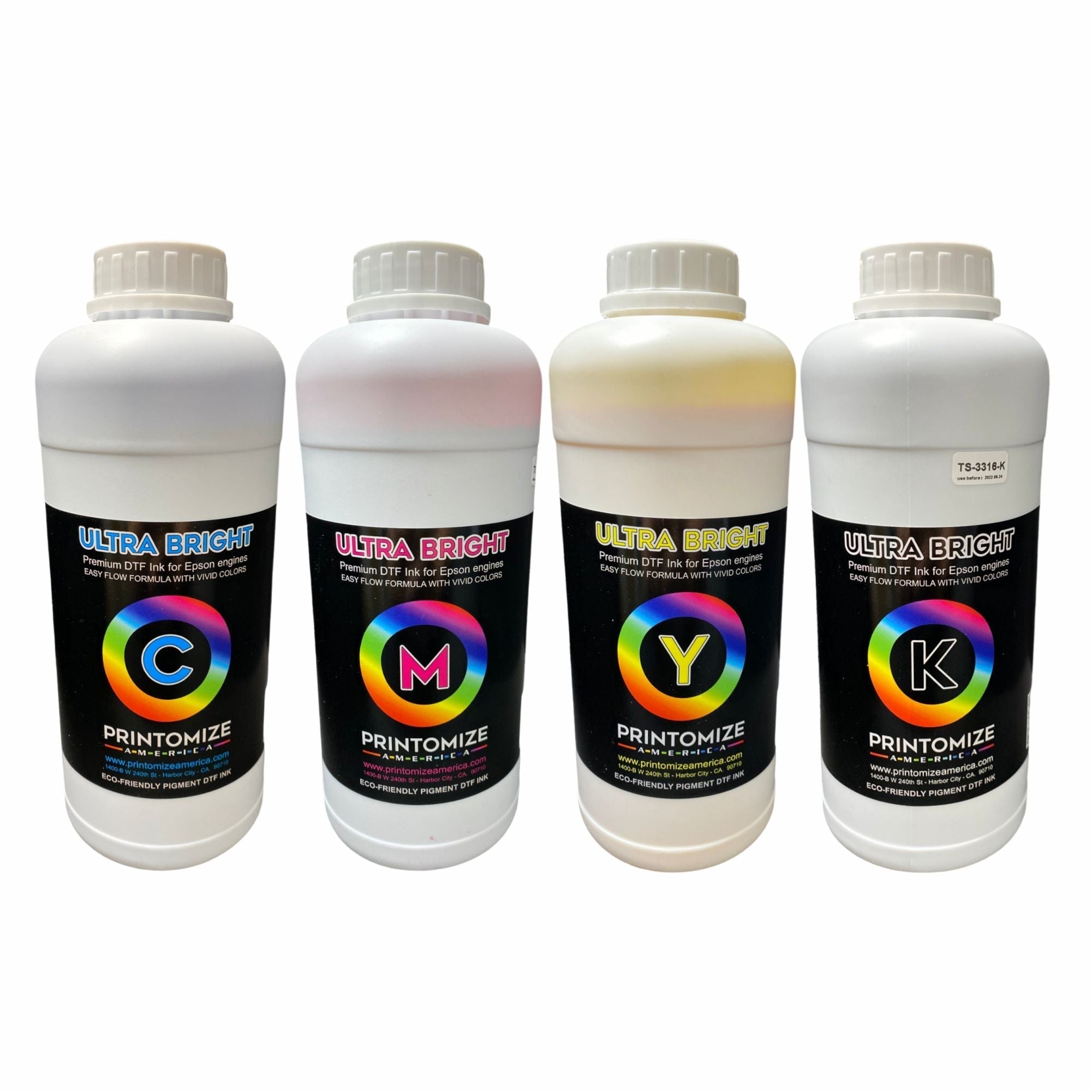 DTF Ultra Bright Ink 1 Ltr. CMYK - DTF INK
