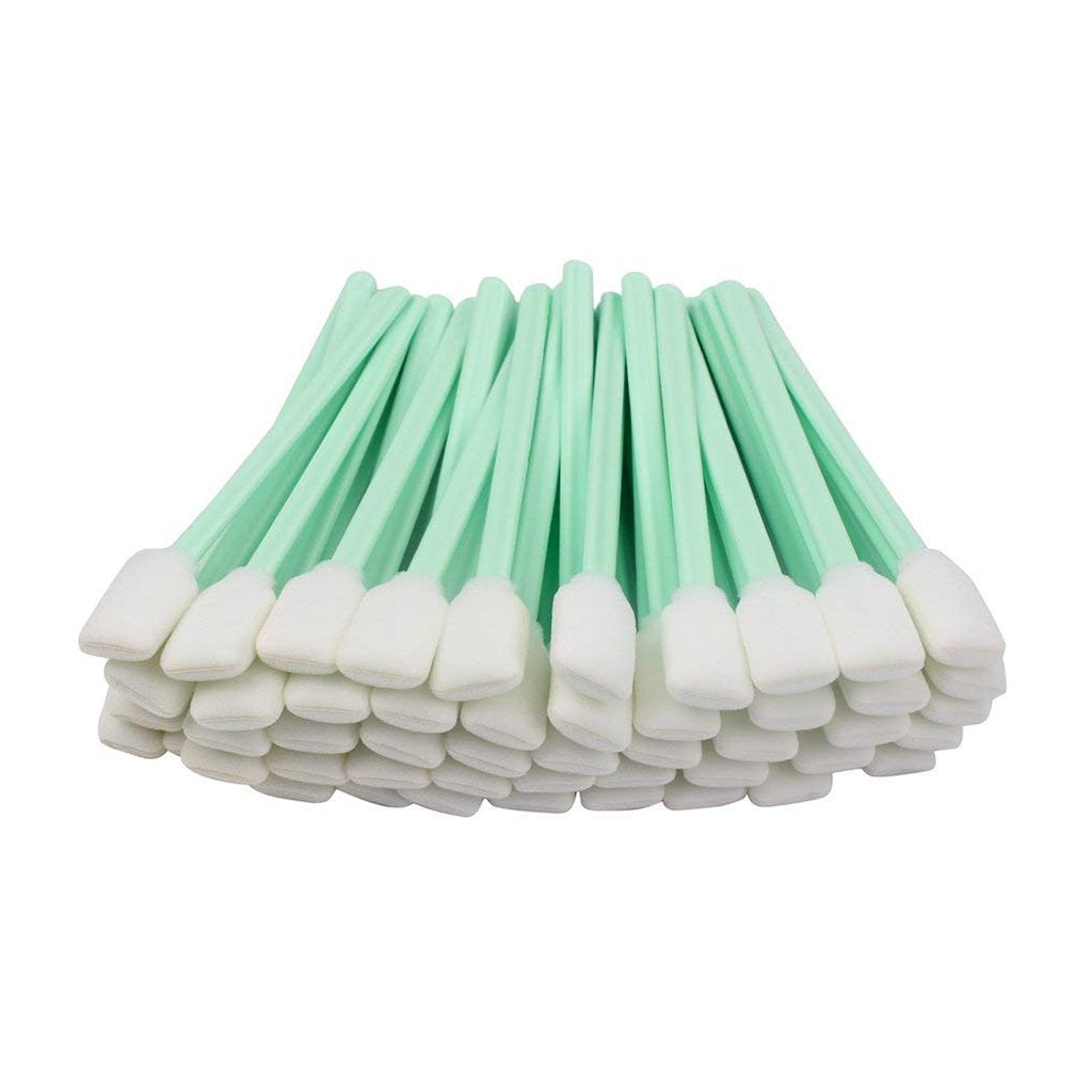 Foam Tip Cleaning Swabs - 50 Pack