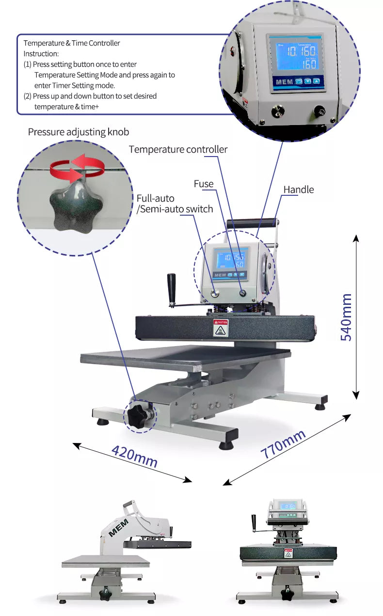 TA-4050 16 x 20 Swing Away Heat Press